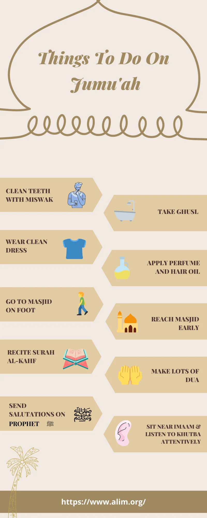 Things to do on Jumuah